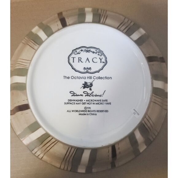 Retired Octavia Hill Tracy Collection 8" Pasta Bowl Dream‎ Delicious - Picture 2 of 7